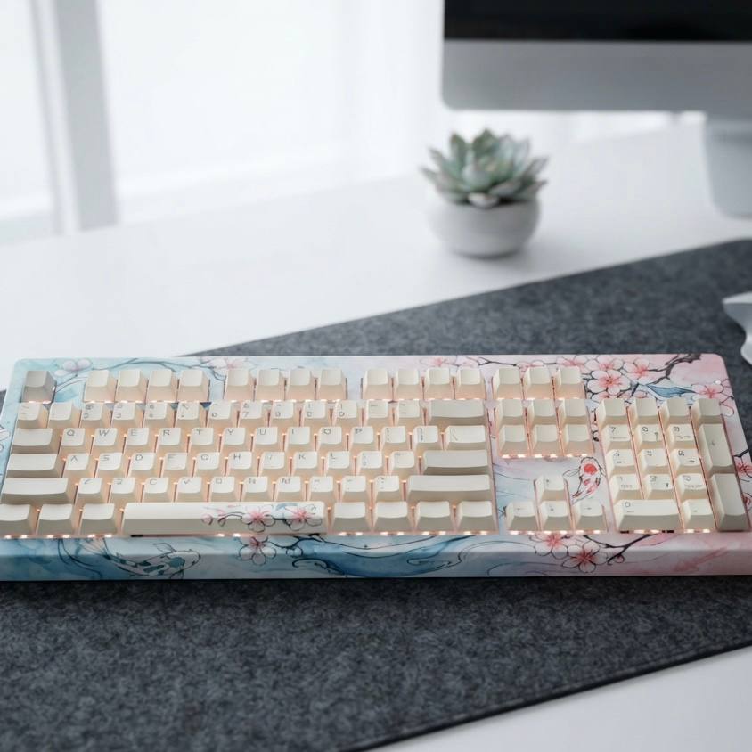 Aesthetic Full-Size RGB Keyboard