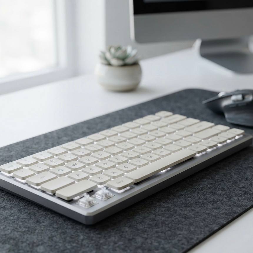 Ultra-Slim Low-Profile Designer Keyboard